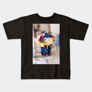 Close up of a gorgeous flower bouquet Kids T-Shirt